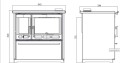 Kuchnia Plamen 850 GLAS