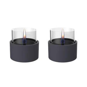 TENDERFLAME BREEZE 10 CZARNY ZESTAW 2 ŚWIEC BIOKOMINEK BIO 