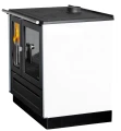 Kuchnia na drewno Plamen Glas 910