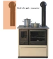 KUCHNIA NA DREWNO PLAMEN GLAS 850 PRAWA