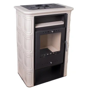 Piec kominkowy kaflowy NORDFLAM VERA EKO cappuccino 6kW  
